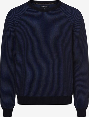 Pull-over Andrew James en bleu : devant