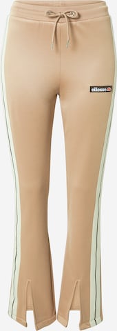 ELLESSE Bootcut Broek 'Evelin' in Beige: voorkant