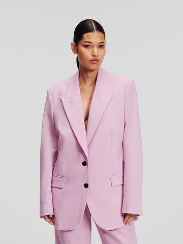 Karl Lagerfeld - Blazer em roxo: frente