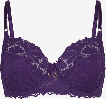 Soutien-gorge LingaDore en violet : devant