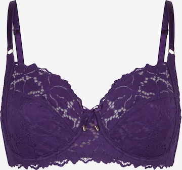 LingaDore Bra in Purple: front