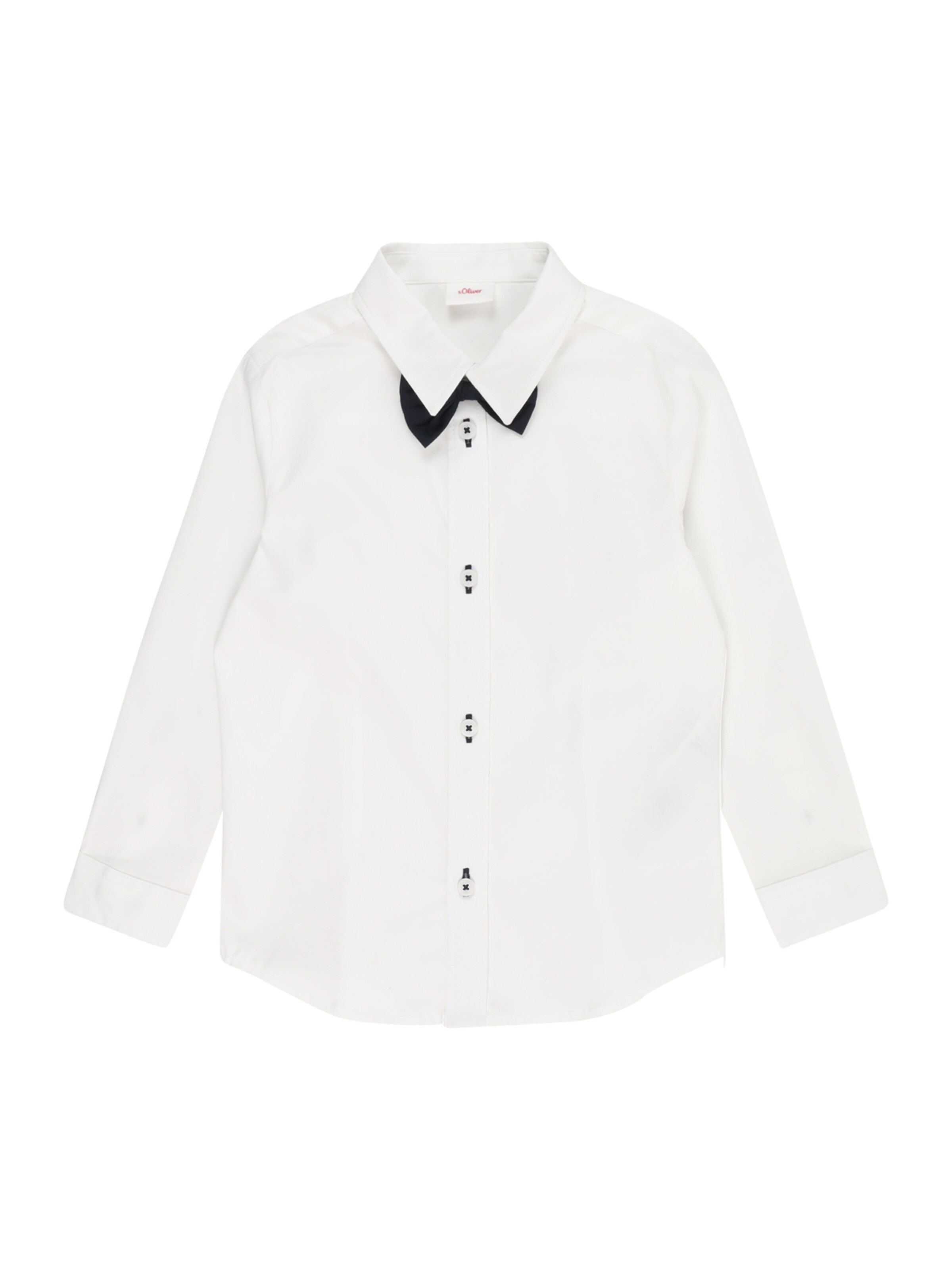 s.Oliver - Ajuste regular Camisa en blanco: frente