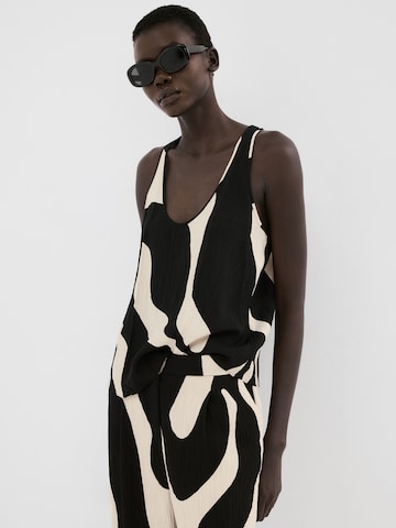 Wide leg Pantaloni 'NIKITA' di MANGO in nero