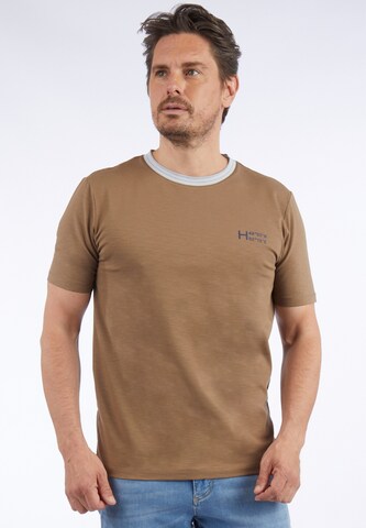 HECHTER PARIS T-Shirt in Braun: predná strana