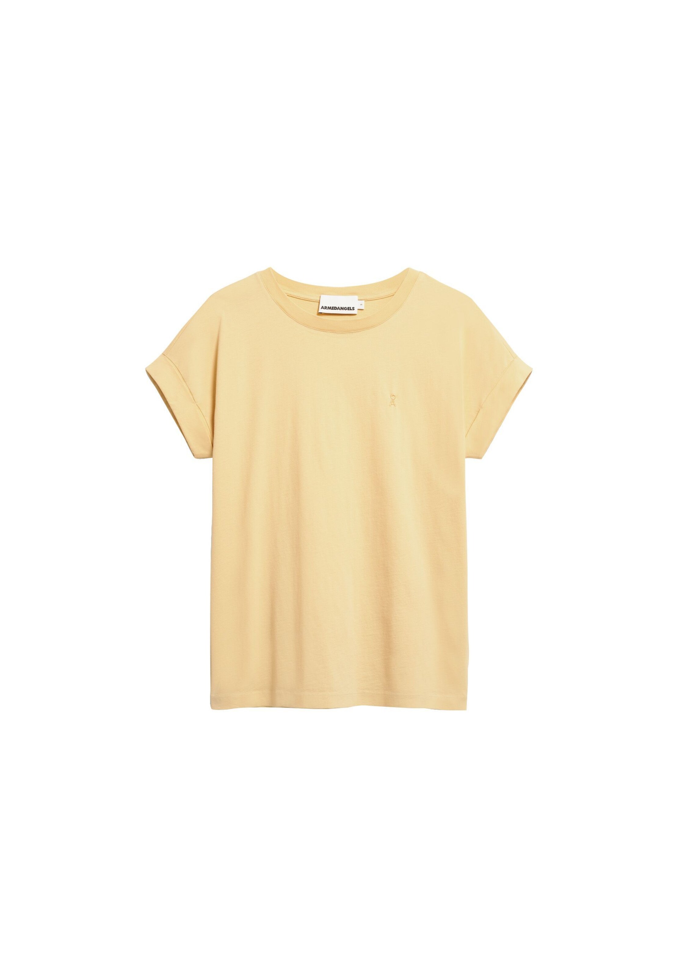 ARMEDANGELS T-shirt 'IDAARA' en L en citron, Vue avec produit