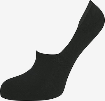 Nur Die Ankle Socks ' Bambus ' in Black: front