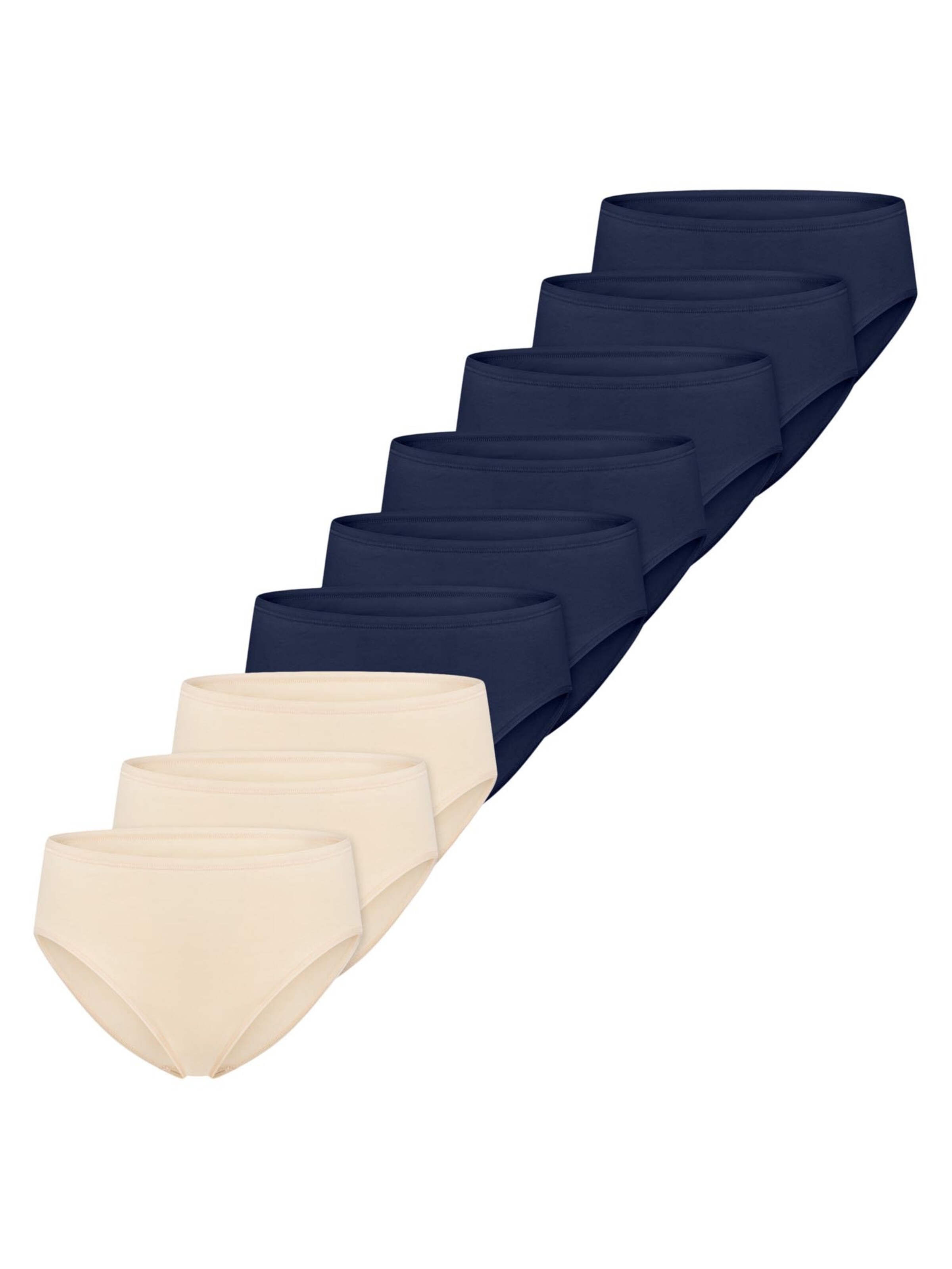 SCHIESSER Panty 'Essentials Cotton' in Blue: front