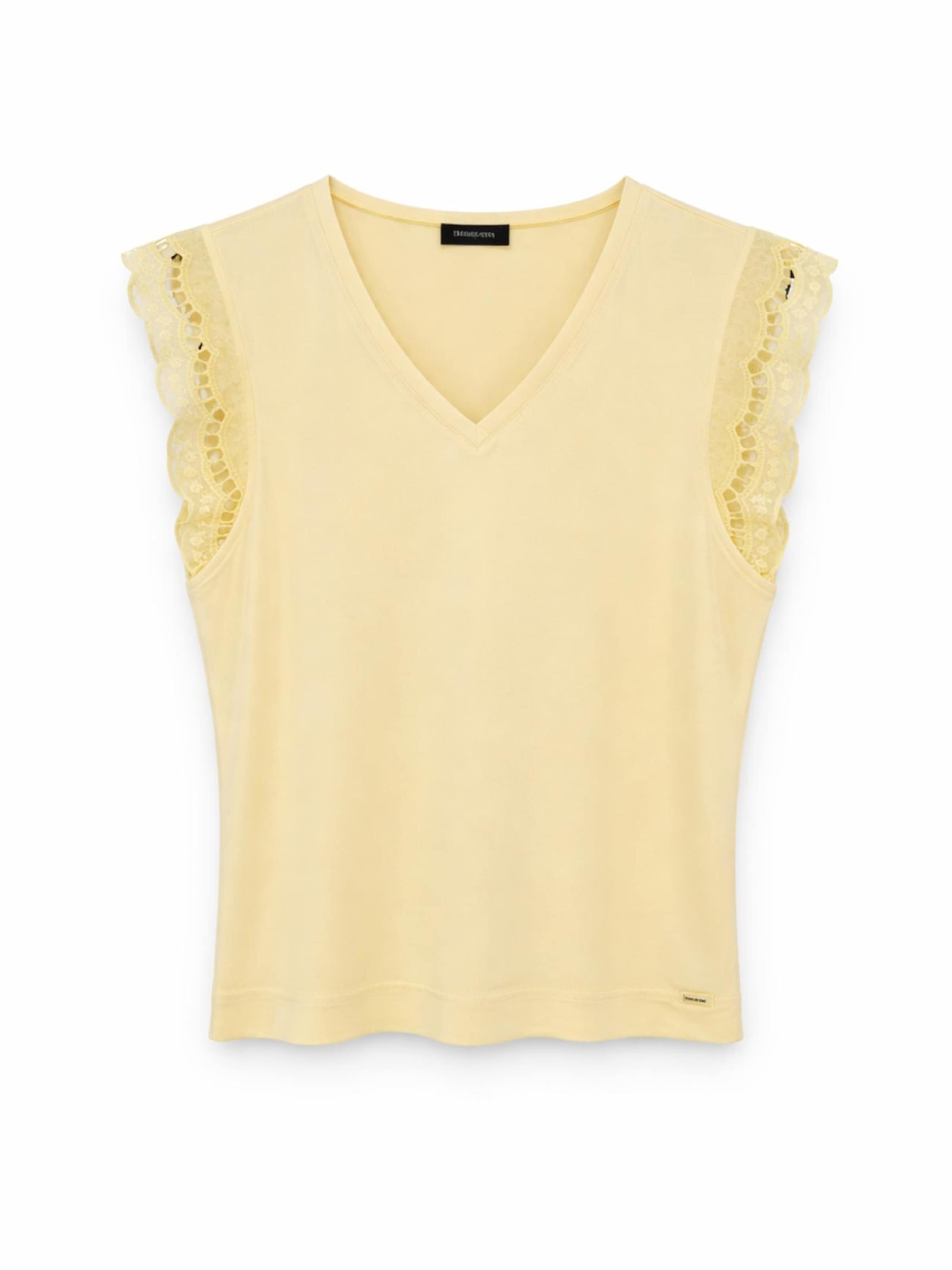 Lady Day Top 'Lady Day Lake butter yellow' in Geel: voorkant