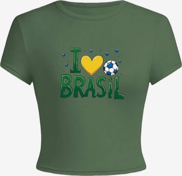 T-shirt GORHEY en vert : devant