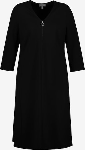 Robe Ulla Popken en noir : devant