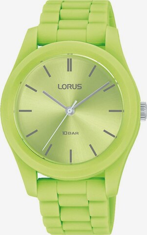 LORUS Analog Watch in Green: front