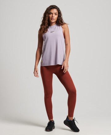 Superdry Sporttop in Lila