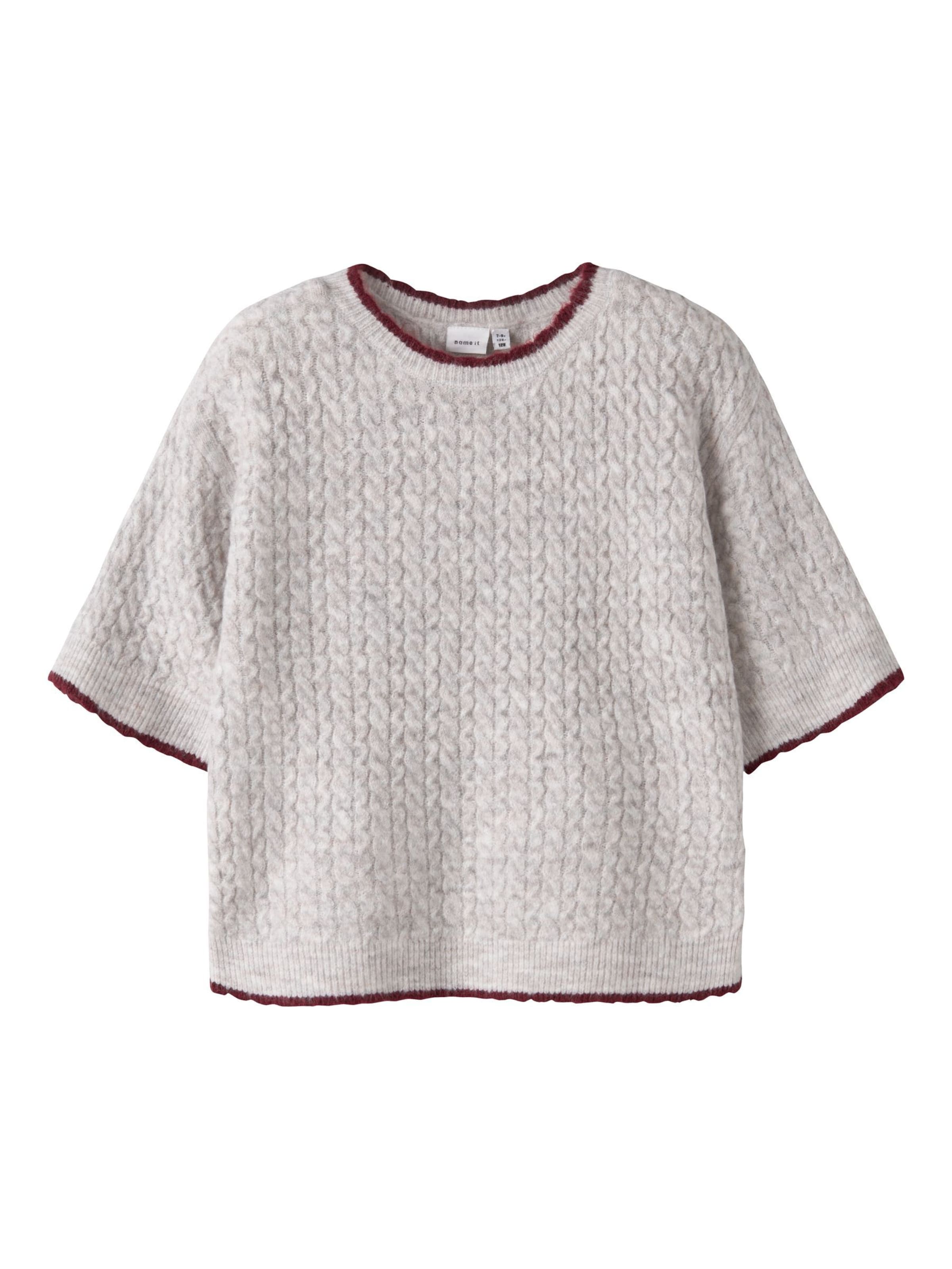 NAME IT - Jersey en gris: frente