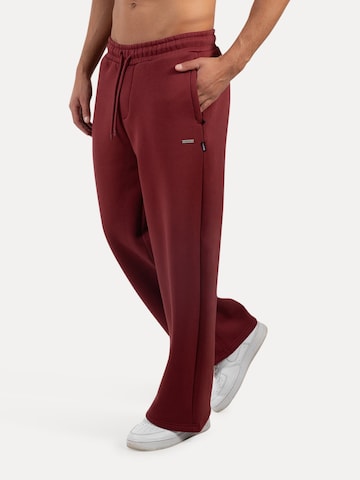 Regular Pantalon Smilodox en rouge