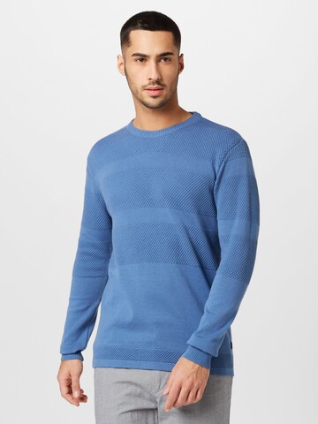 Kronstadt Sweater 'Hannes' in Blue: front