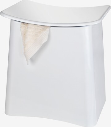 Wenko Laundry Basket 'Wing' in White