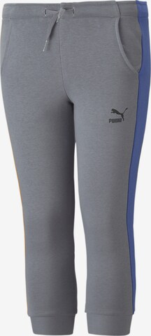 PUMA Workout Pants in Grey: front