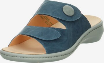 THINK! Mules in Blue: front
