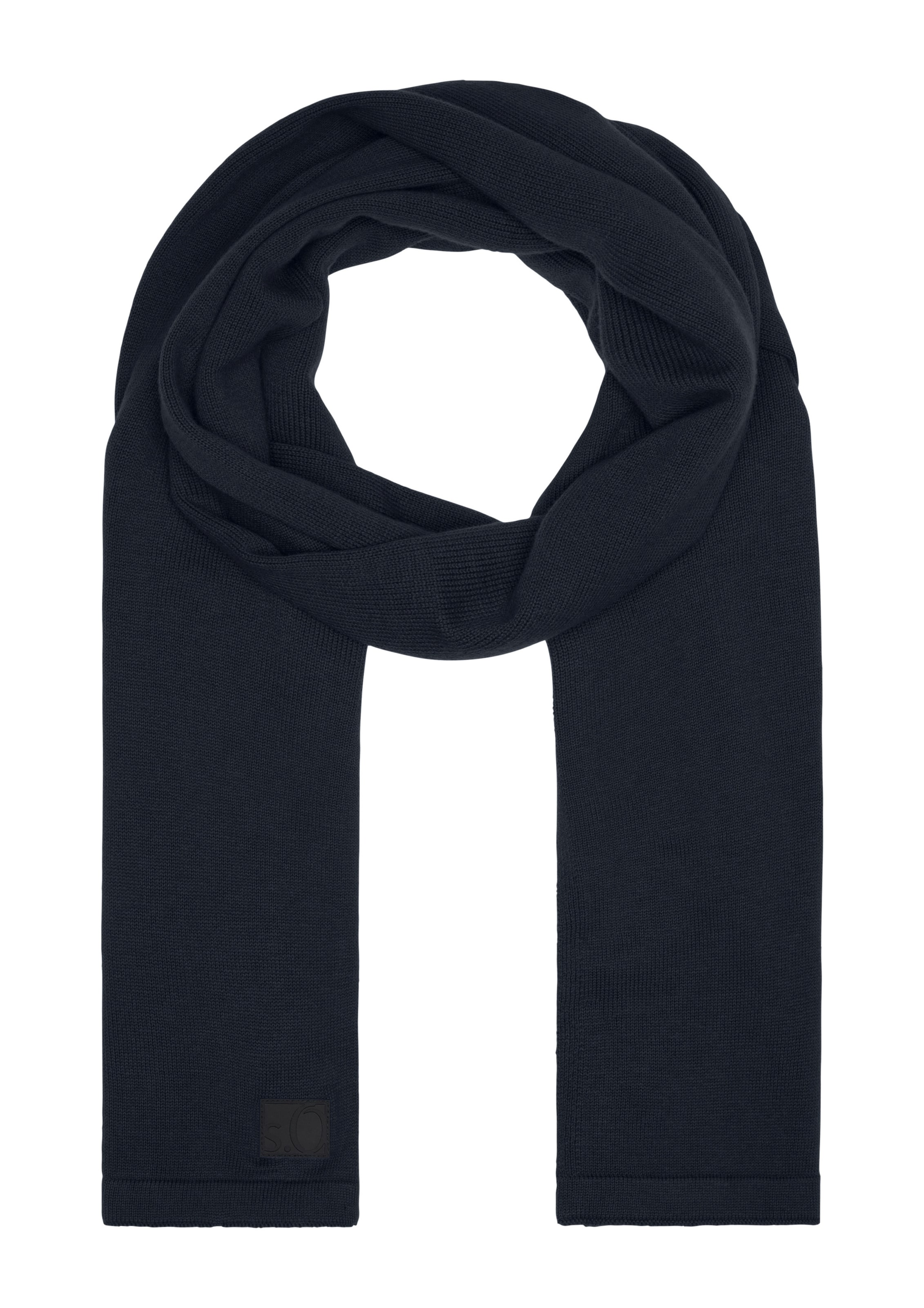 s.Oliver Sjaal in Blauw: voorkant