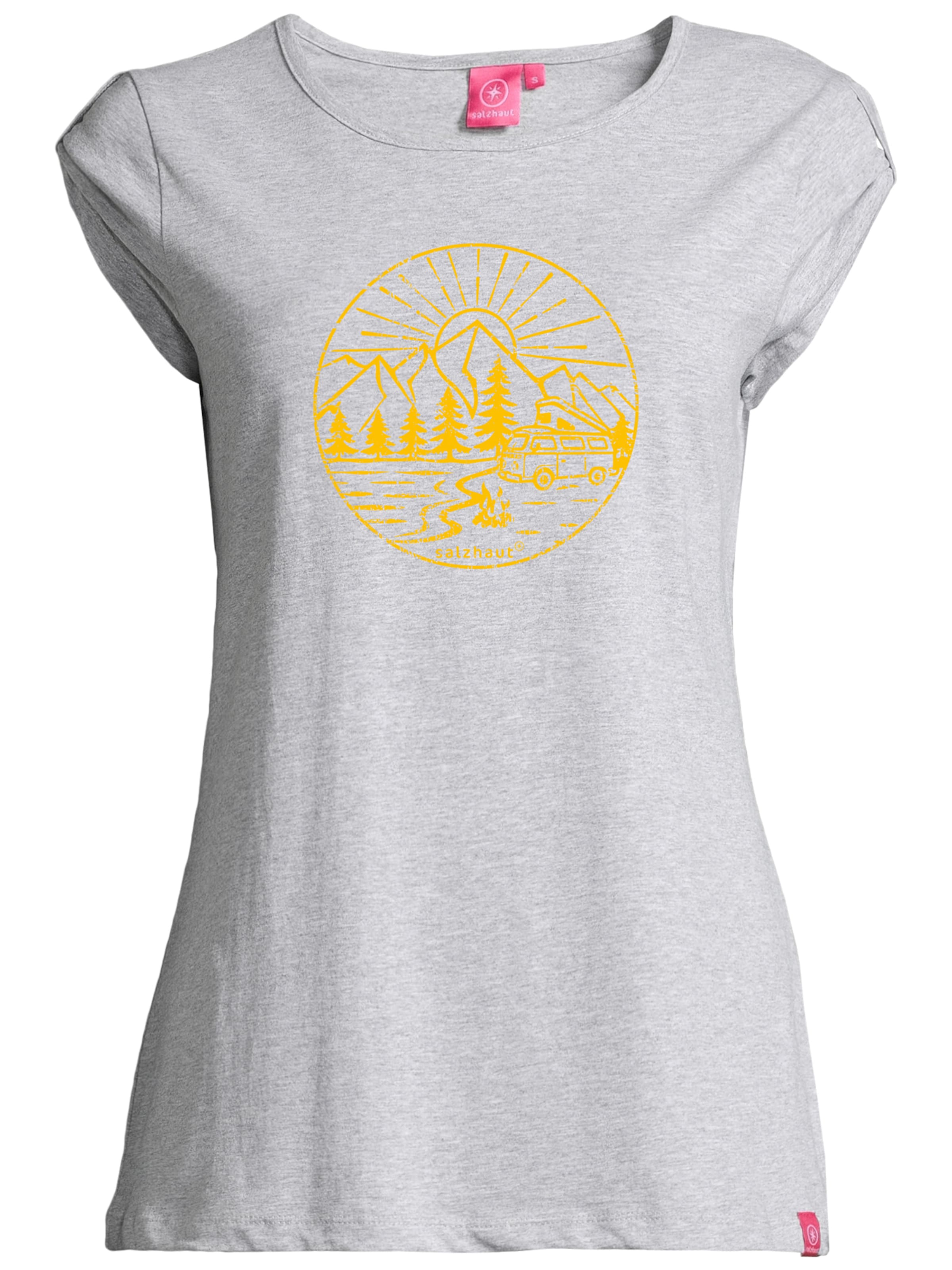 T-shirt salzhaut en gris : devant