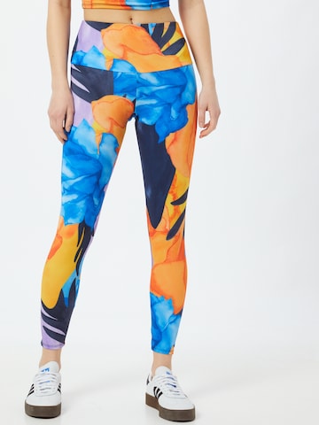 Onzie Skinny Workout Pants in Mixed colors: front