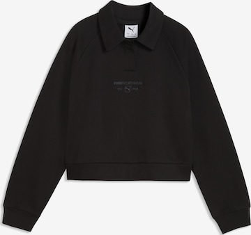 Sweat-shirt 'Class' PUMA en noir : devant