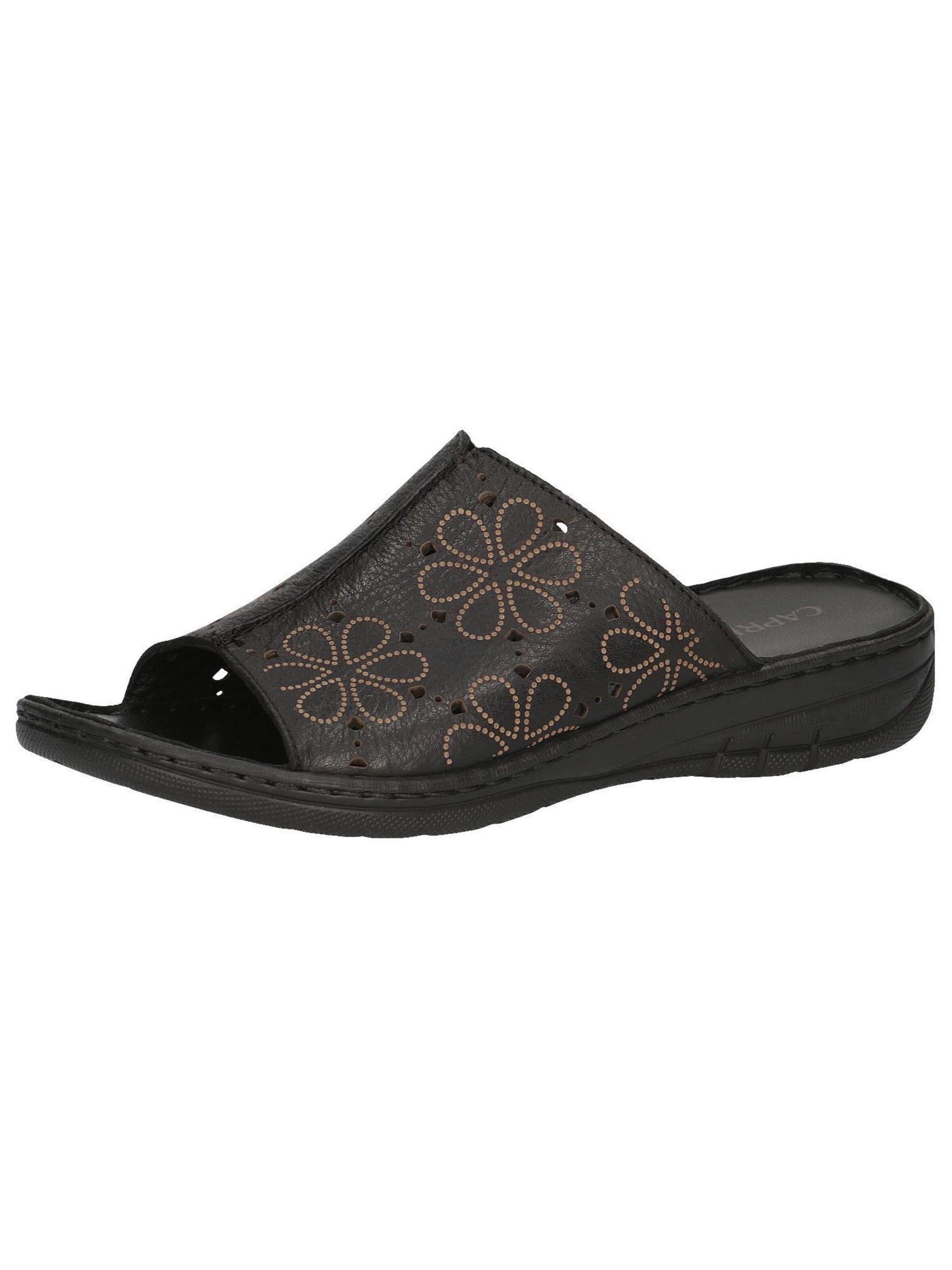 CAPRICE Mule in Black: front