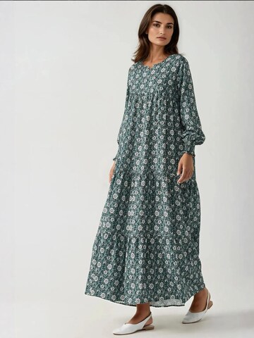 Hiccup - Vestido em verde: frente