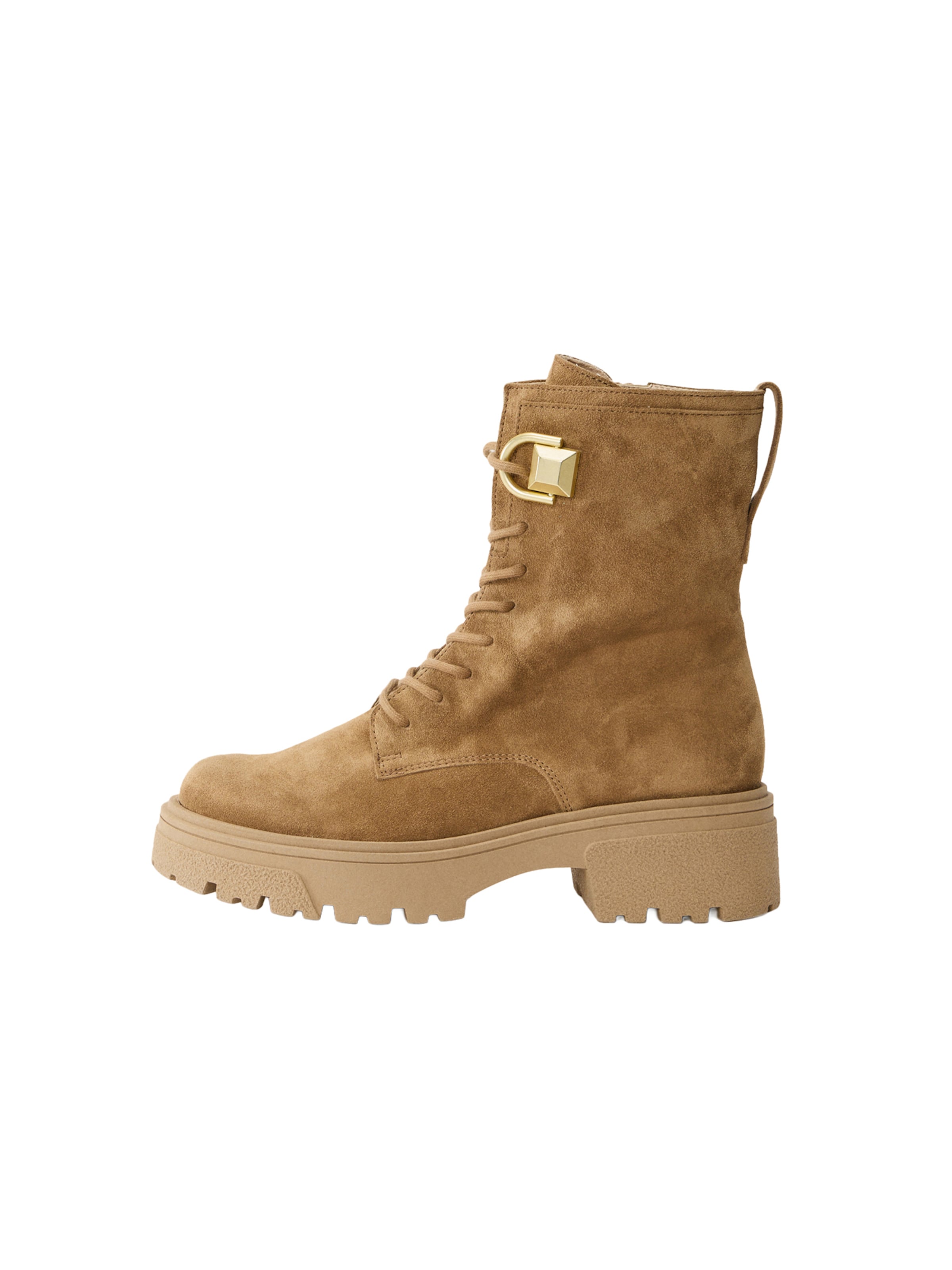 GABOR Snørestøvletter i brun: forside