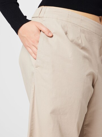 Wide leg Pantaloni de la Esprit Curves pe gri