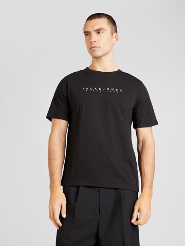 T-Shirt 'SETRA' JACK & JONES en noir : devant