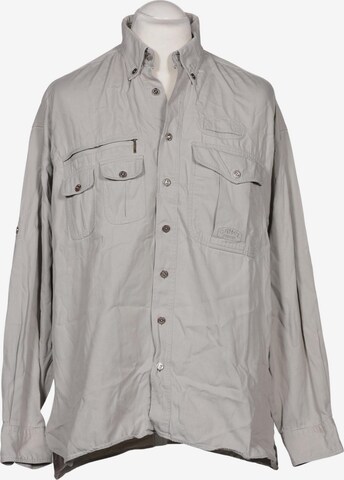 CAMEL ACTIVE Button Up Shirt in XL in Grey: front
