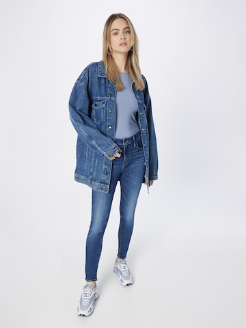 LEVI'S ® Skinny Jeans '720 Hirise Super Skinny' in Blau