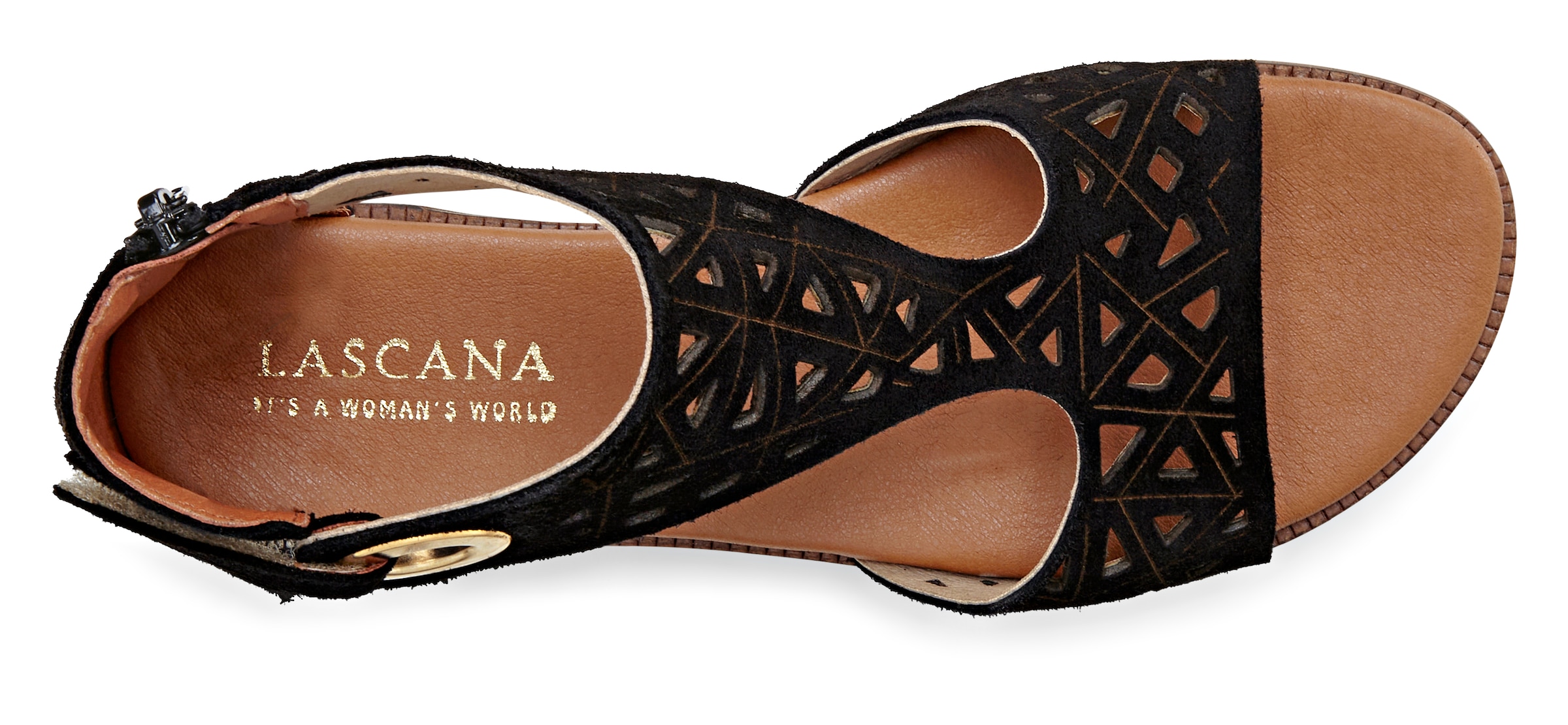 LASCANA Sandals in Black