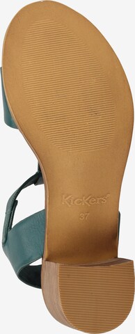 Sandales à lanières Kickers en vert