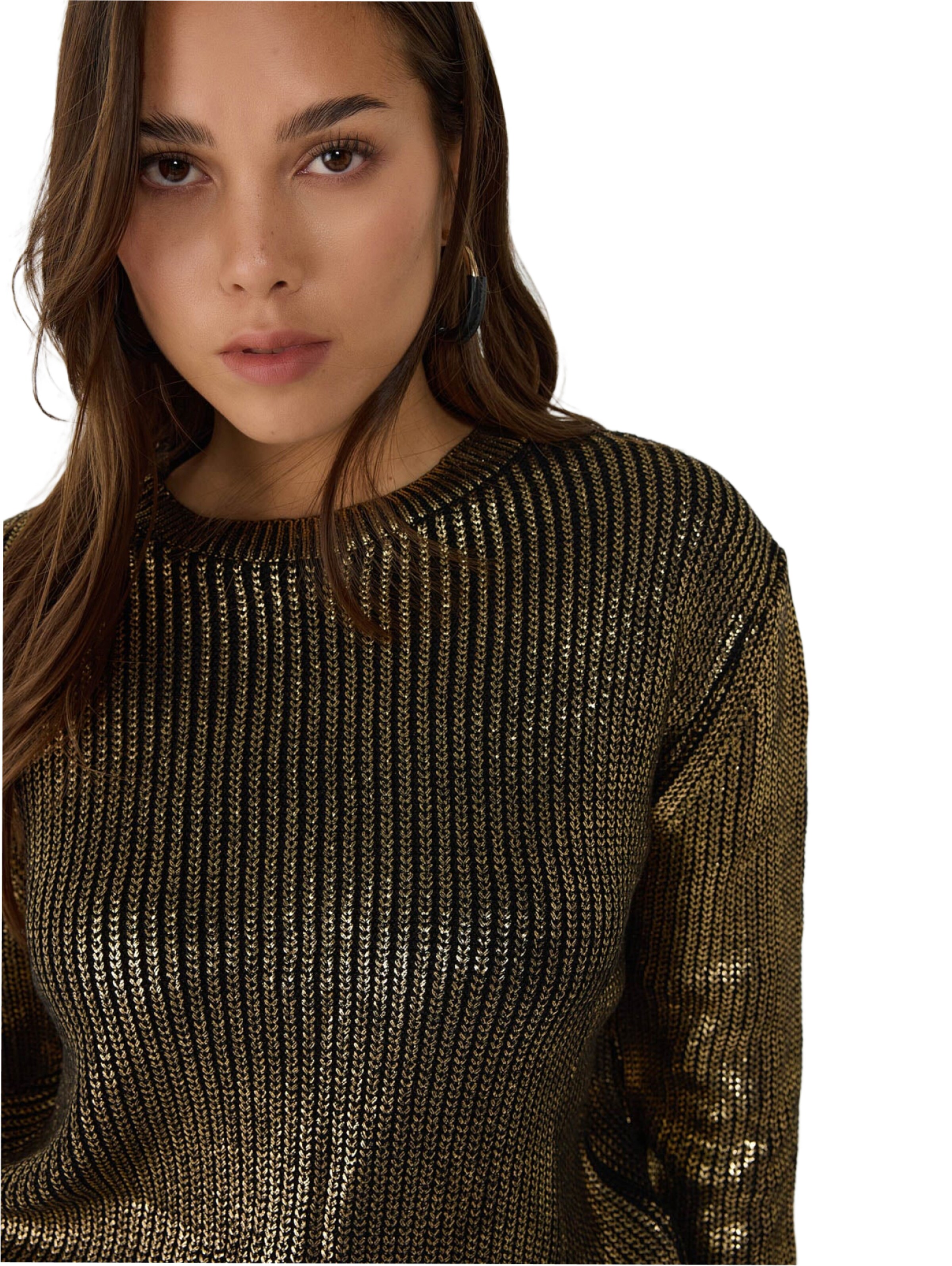 No Matter What Sweater in Gold