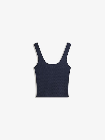 Tops en tricot Bershka en bleu