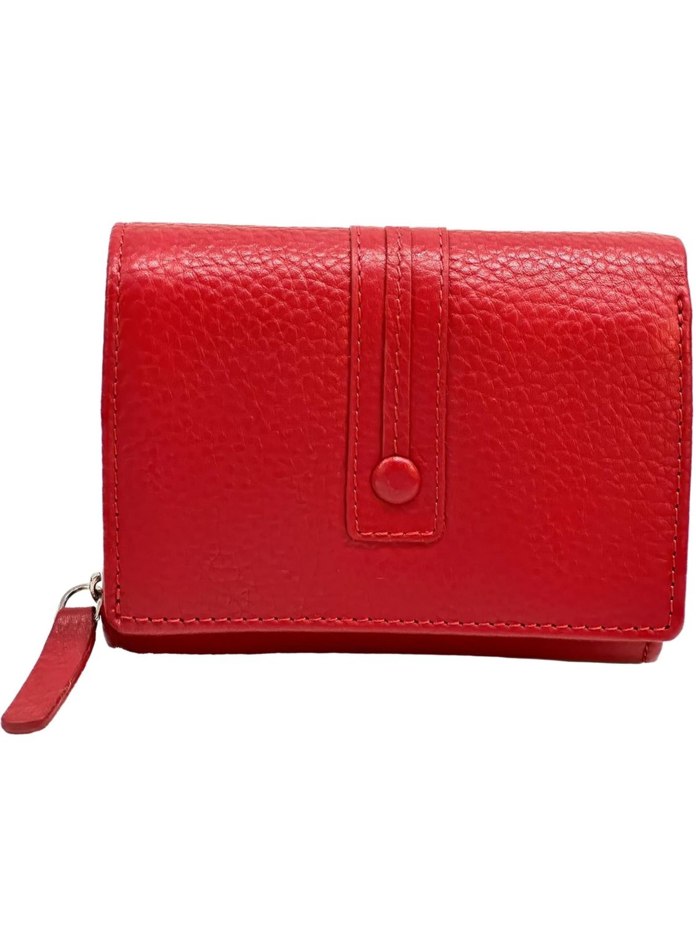 Florence Wallet in Red: front