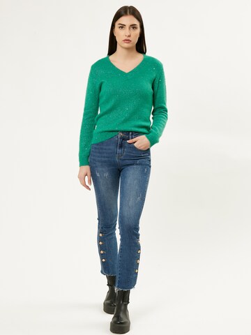 Influencer Sweater in Green