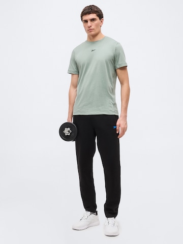 Reebok Zúžený Sportovní kalhoty 'ATHLETE' – černá