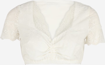 MARJO - Blusa tradicional 'Lina-Lotta' em branco: frente