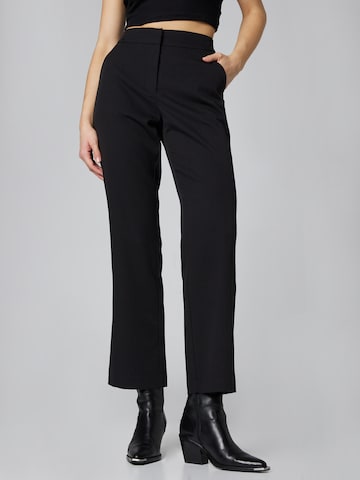 Guido Maria Kretschmer Women Bootcut Broek 'Faline' in Zwart: voorkant