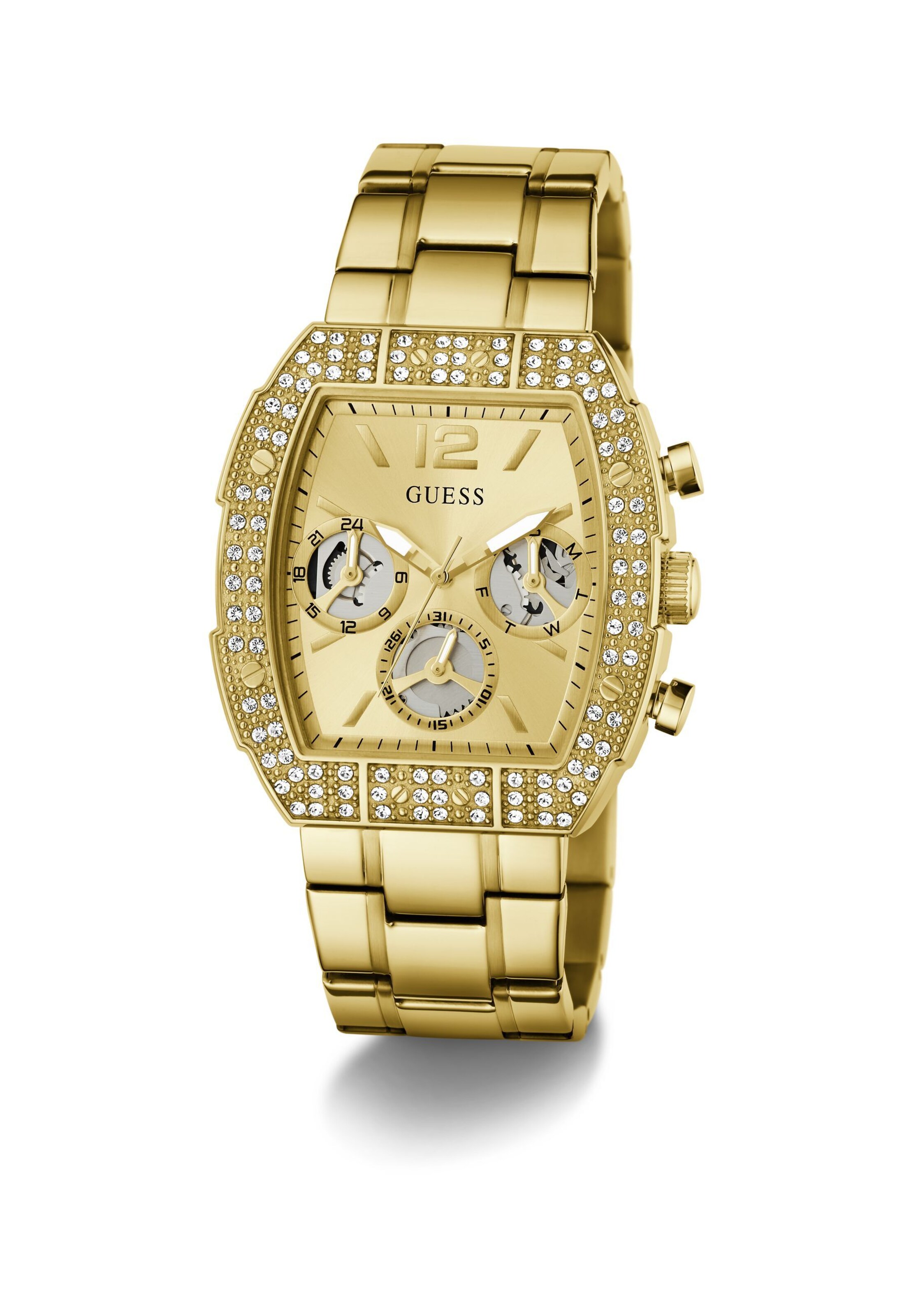 Orologio analogico 'Phoenix Quantum' di GUESS in oro