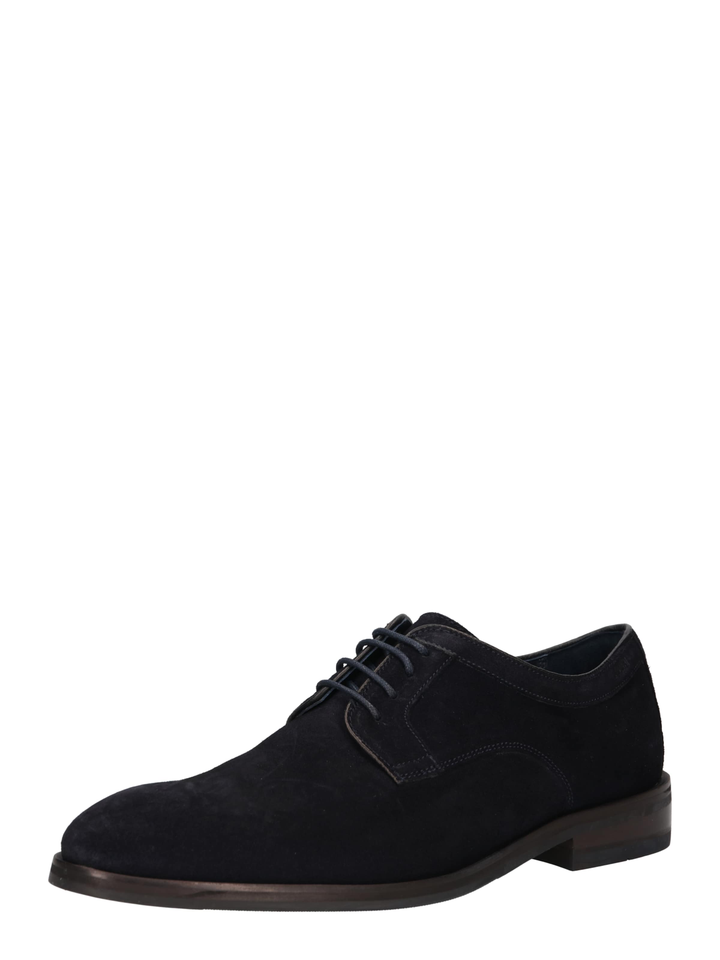 JOOP! Lace-up shoe 'Velluto Kleitos' in Blue: front