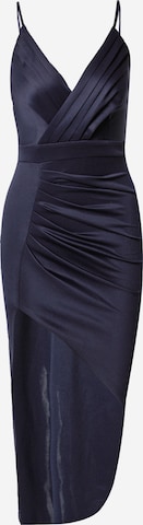 TFNC Koktejlové šaty 'VIVA' – modrá: přední strana