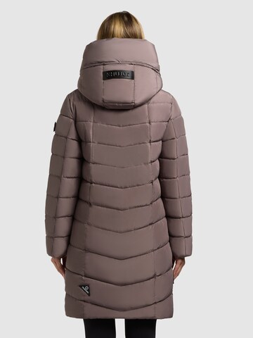 khujo Mantel in Braun