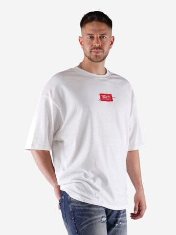 Picaldi Shirt 'Emphasize Oversize' in Weiß