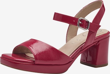 TAMARIS Sandals in Red: front