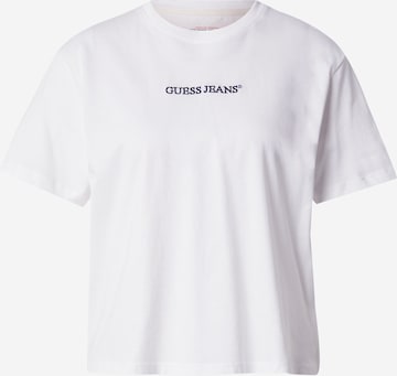 GUESS JEANS T-shirt i vit: framsida