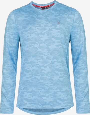 Spyder Functioneel shirt in Blauw: voorkant